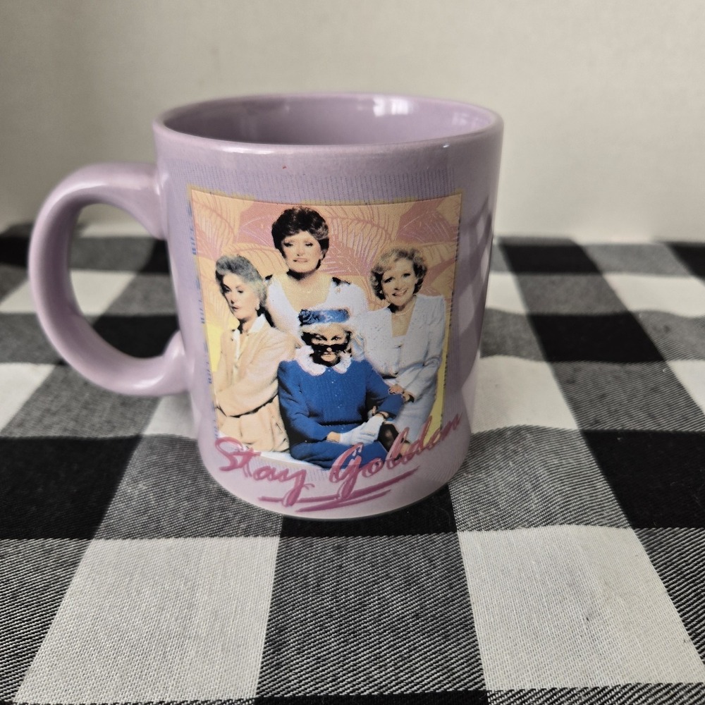 ABC Studios The Golden Girls Coffee Mug with Handle 20 Oz Betty White Bea Arthur